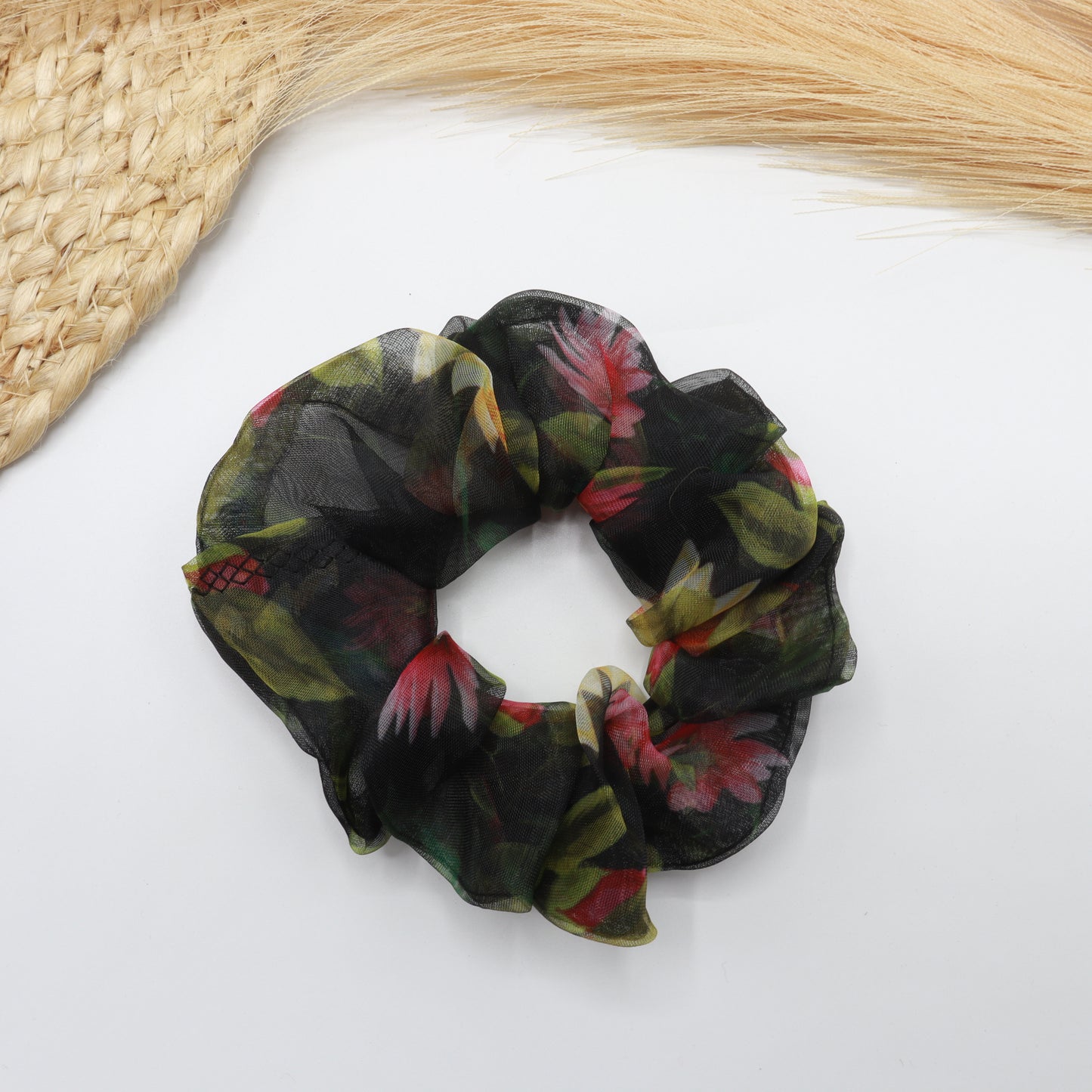 Organza Printed Scrunchies