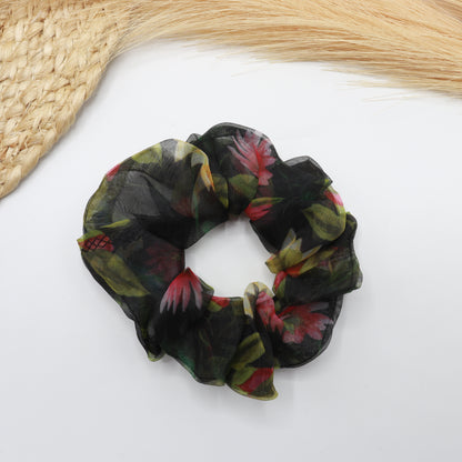Organza Printed Scrunchies