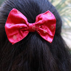 traditional style Hair bow clip m size