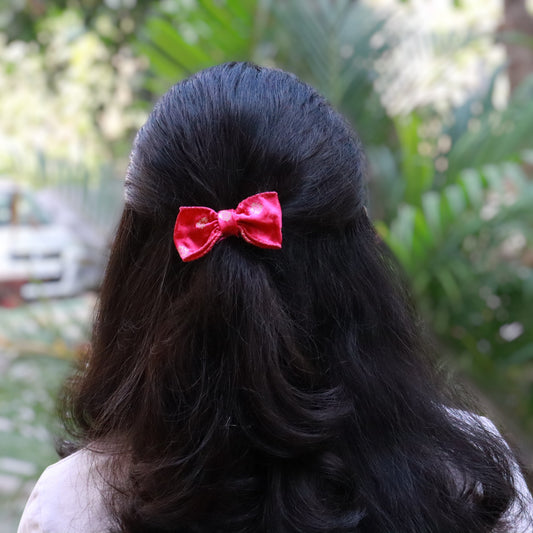 traditional style Hair bow clip S size