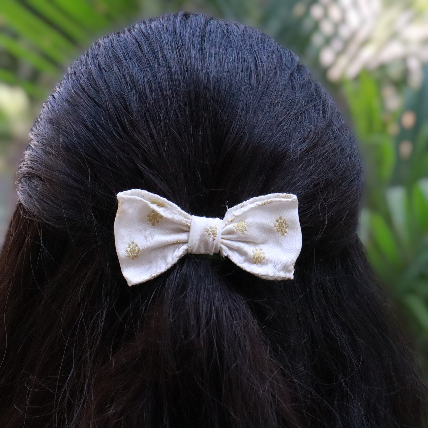 traditional style Hair bow clip S size
