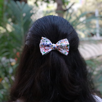 traditional style Hair bow clip S size