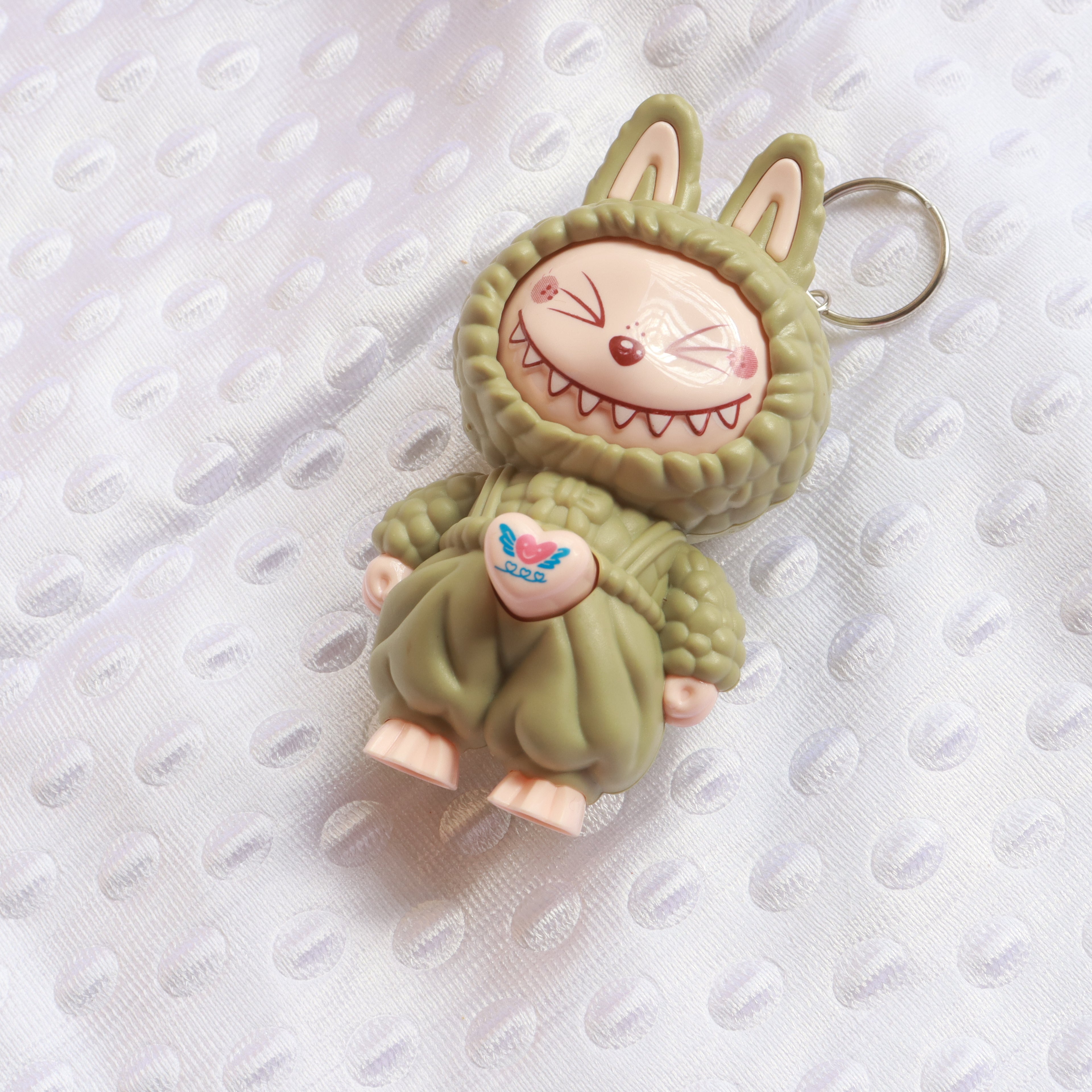 Lububu Bunny Keychain – Cute Face-Changing Expression Toy