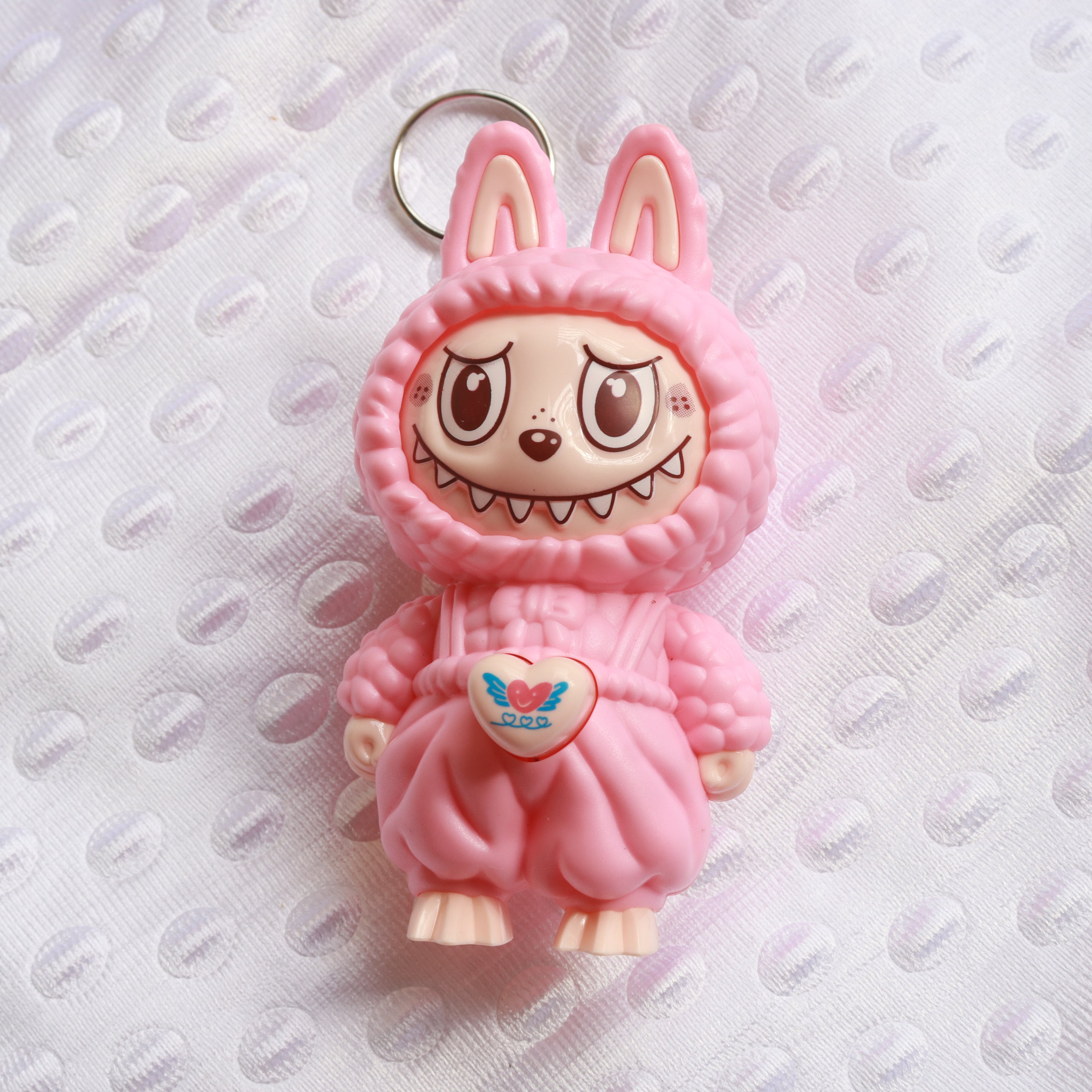 Lububu Bunny Keychain – Cute Face-Changing Expression Toy