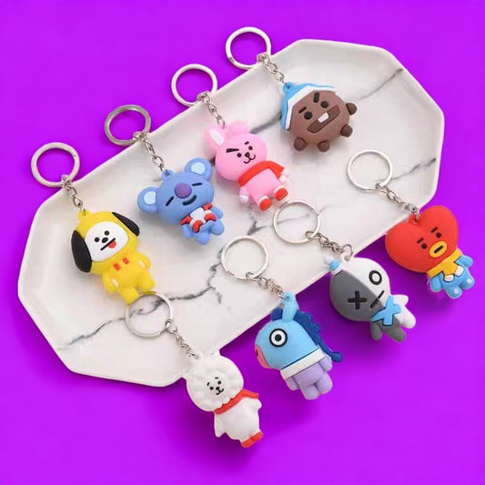 BT21 Rubber Keychain