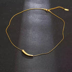 Stainless steel Women Small Branch Pepper Pendant with chain Neckless
