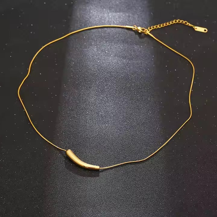 Stainless steel Women Small Branch Pepper Pendant with chain Neckless