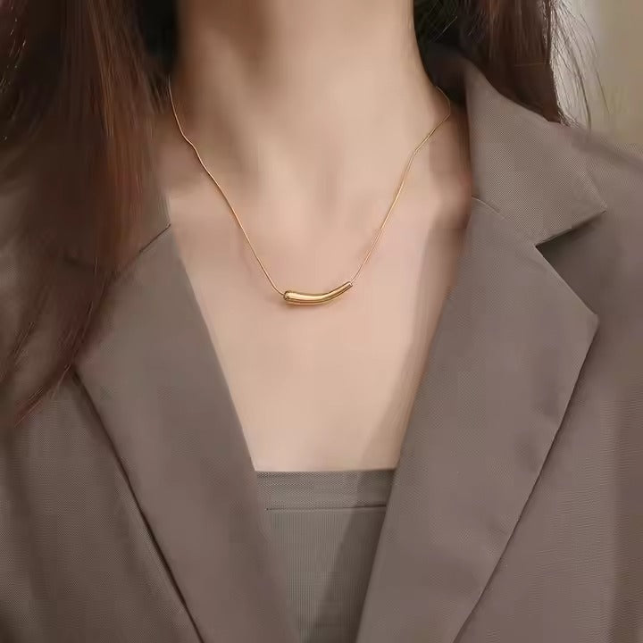 Stainless steel Women Small Branch Pepper Pendant with chain Neckless