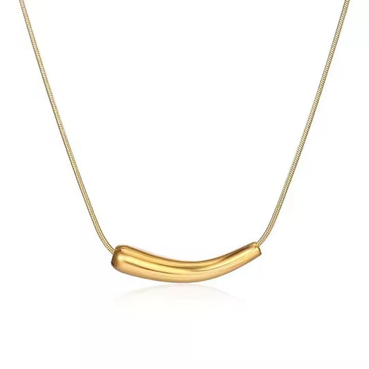 Stainless steel Women Small Branch Pepper Pendant with chain Neckless