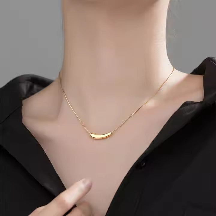 Stainless steel Women Small Branch Pepper Pendant with chain Neckless