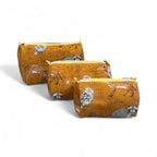 Animal Print Quilted Pouch Combo