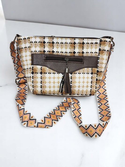 Triple Partition Sling Bag