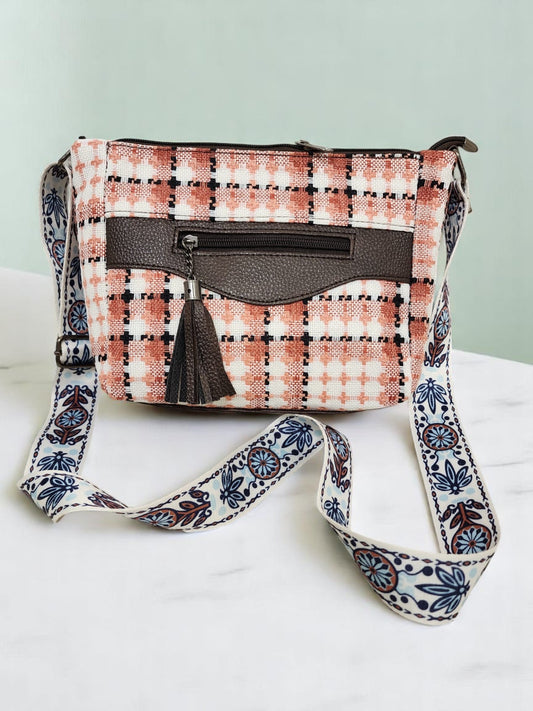 Triple Partition Sling Bag