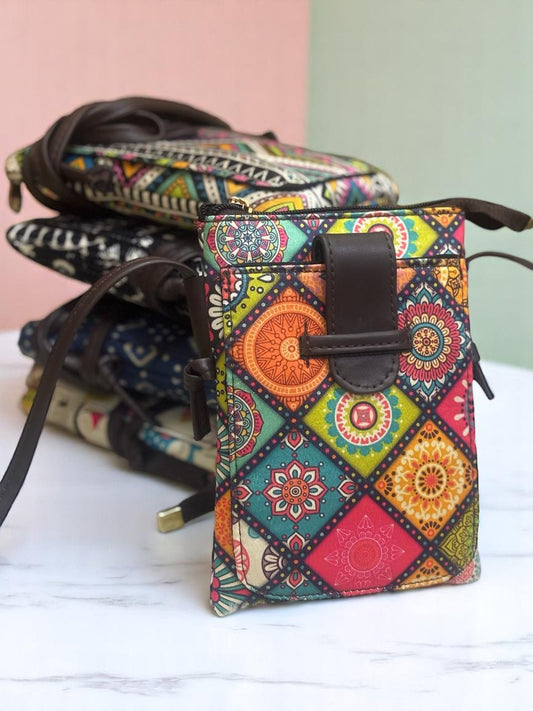 Ethnic Warli Print Sling Bag