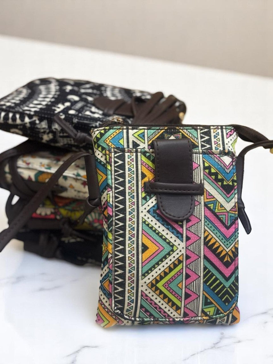 Ethnic Warli Print Sling Bag