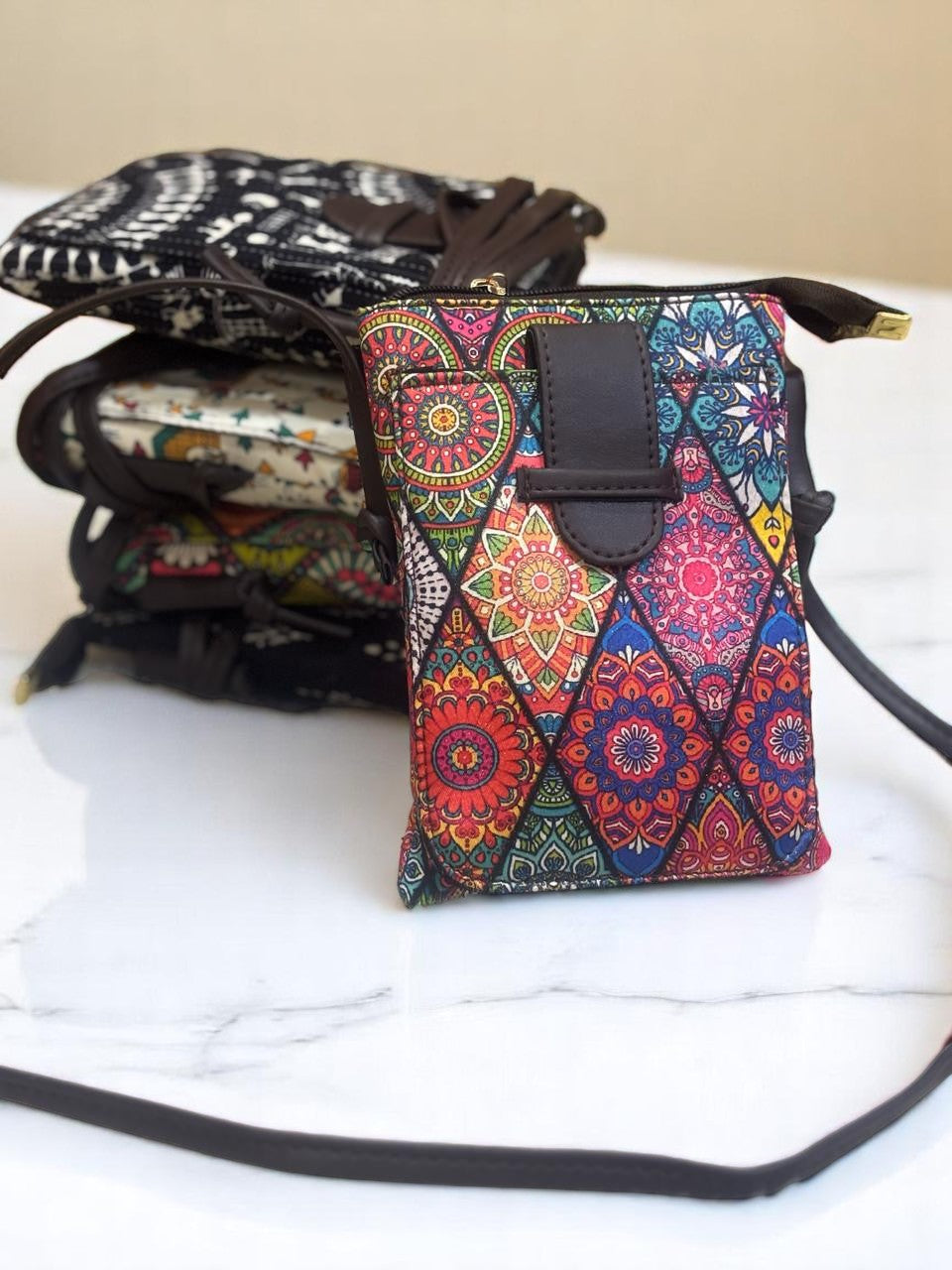 Ethnic Warli Print Sling Bag