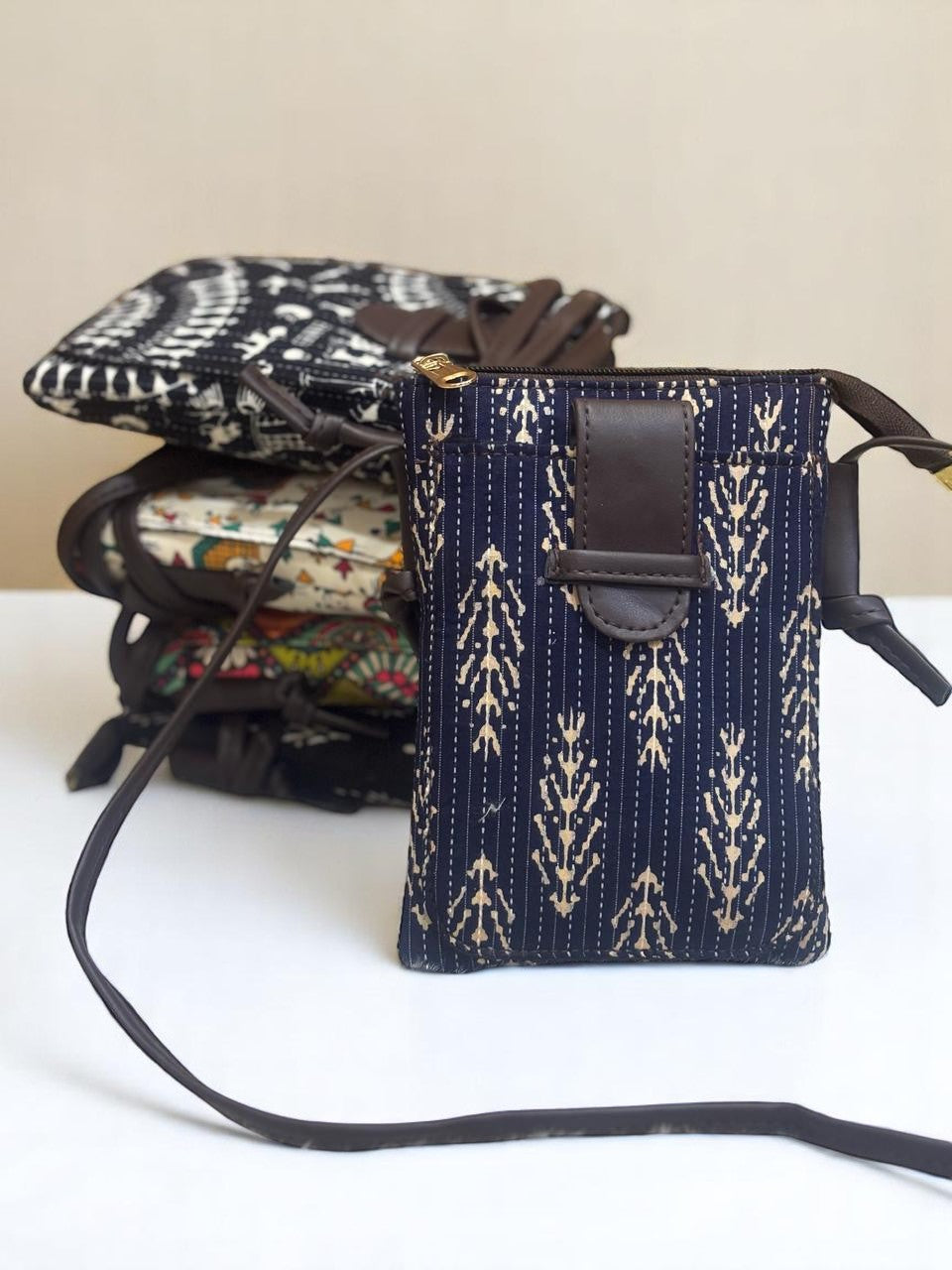 Ethnic Warli Print Sling Bag