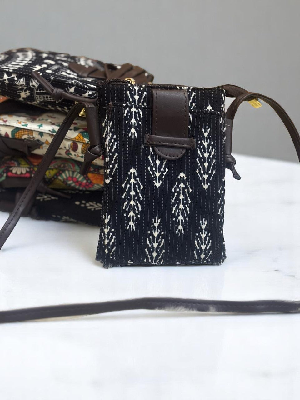 Ethnic Warli Print Sling Bag