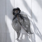 Organza Printed Scarf Scrunchie