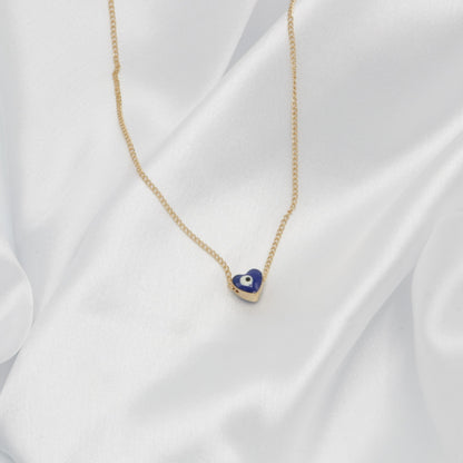Golden Evil Eye Pendant Chain