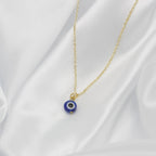 Golden Evil Eye Pendant Chain