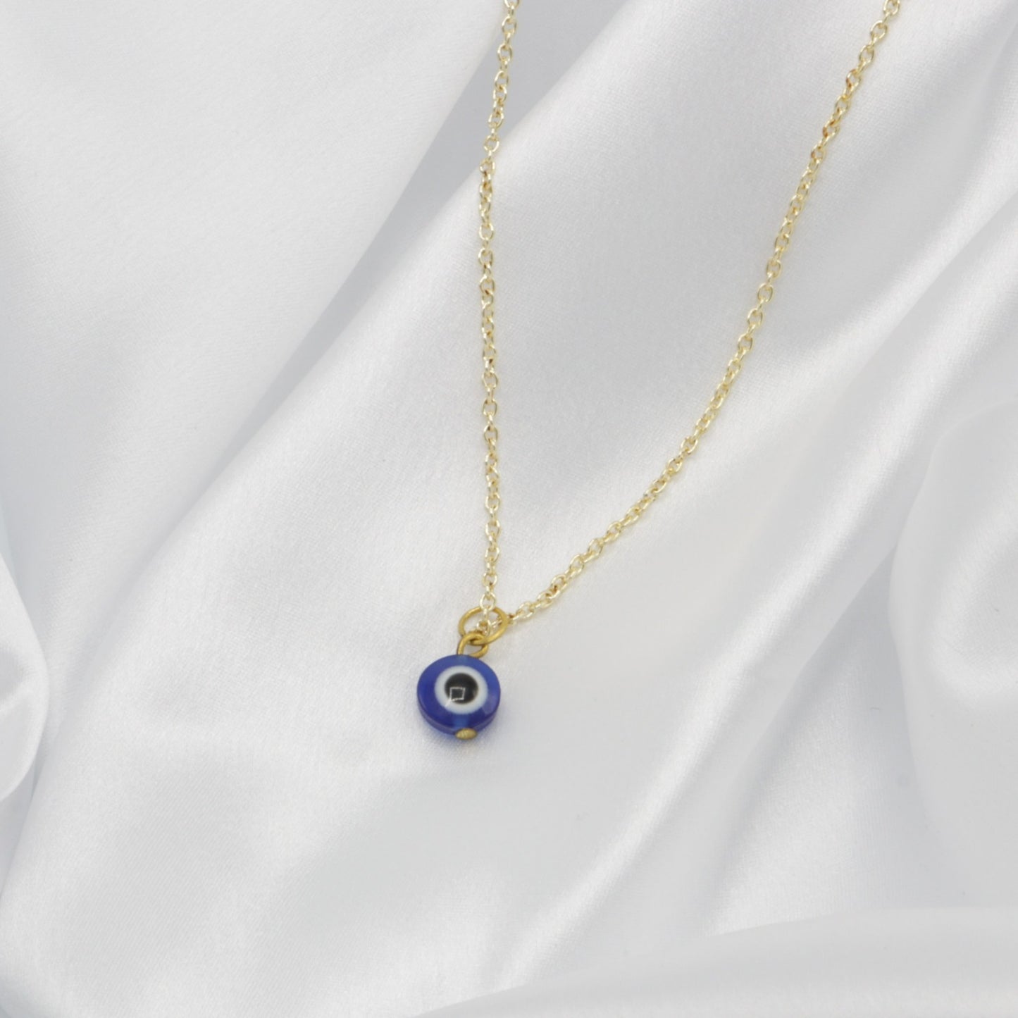 Golden Evil Eye Pendant Chain