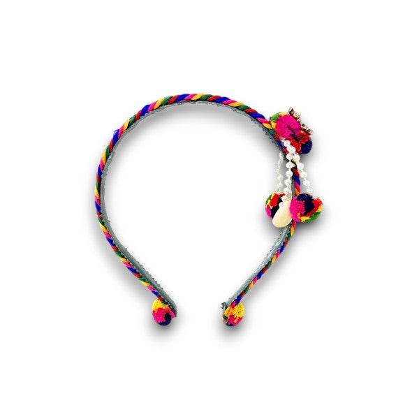 Handmade Gujarati Pom pom Headband