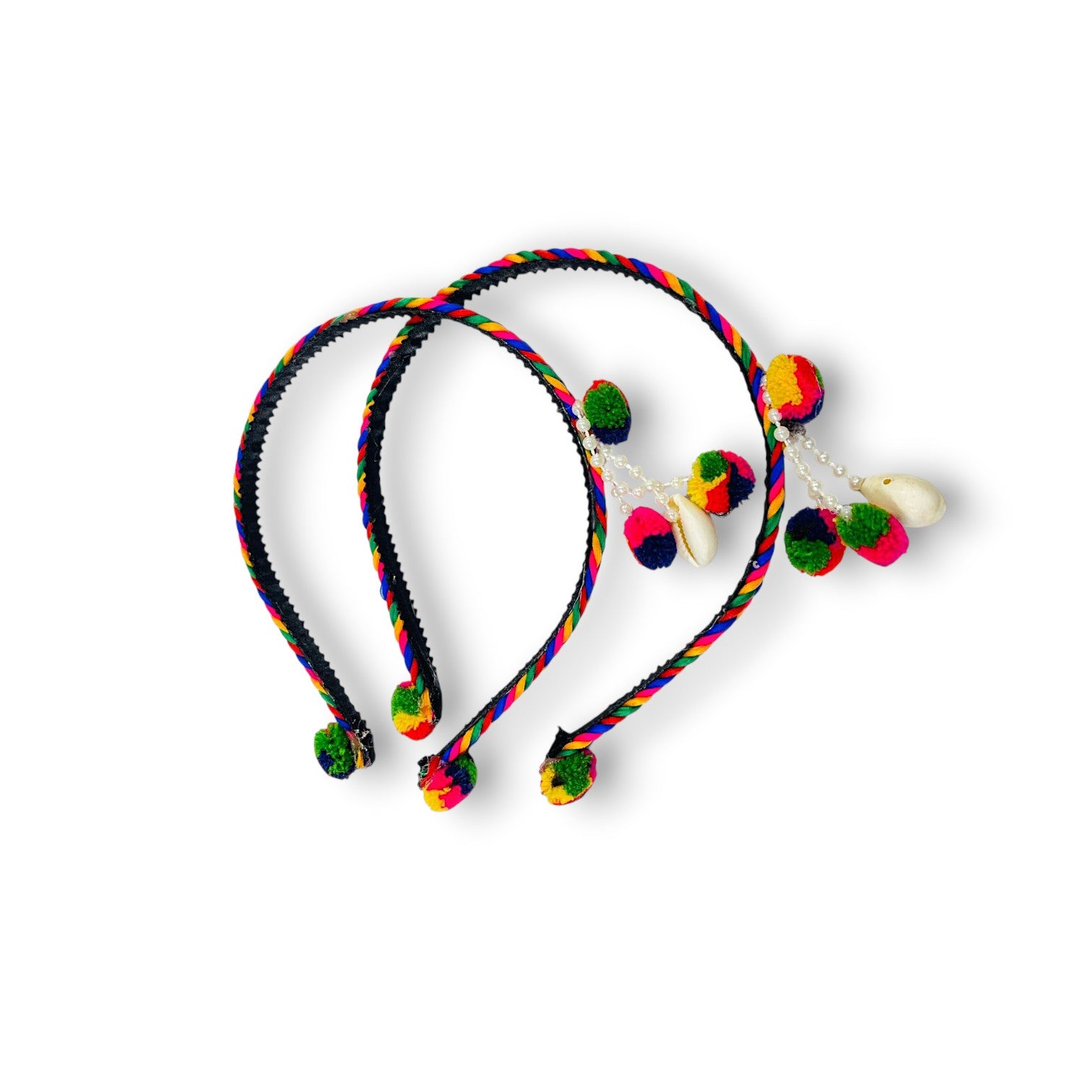 Handmade Gujarati Pom pom Headband